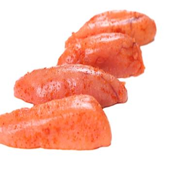 China CN FROZEN Natural Pollock Fish Roe Seasoned Red; LIA Whole Shape Mackerel Box Packaging Natural Salted Sushi 1 Kg HACCP/KOSHER/ISO IQF for sale