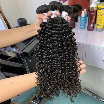 China Unprocessed Peruvian Deep Curly Virgin Human Hair 100% Raw Hair Bundles Body Wave XBL Hair for sale