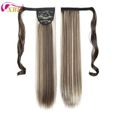 China Straight Hair XBL Remy Hair Long Size Extensions Mink Hair Long Braids Ponytail Hair for sale