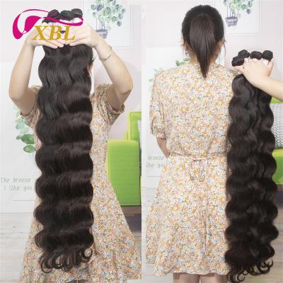 China Custom Virgin Hair Bundles Long Body Wave XBL Raw Hair Extensions Hair Products For Black Women for sale