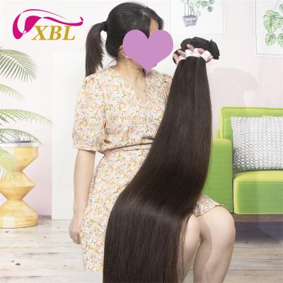 China Straight Hair XBL Customized Long Hair Bundles 100% Human Straight Long Hair Extensions For Black Women for sale