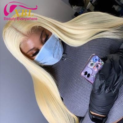 China Wholesale Silky Straight Wave XBL Cuticle Aligned Hair 613 Human Hair Wig, 13x4 13x6 HD Lace Front Wig, 613 Blonde Silky Straight Virgin Hair Wig for sale