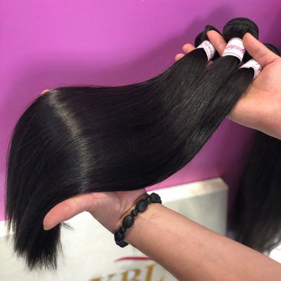 China Original Straight Hair Brazilian Hair Virgin Brazilian Hair Weave Bundles, Qingdao Hair Sellers, Free Shipping Double Drawn Hair Extensions Free Sample for sale