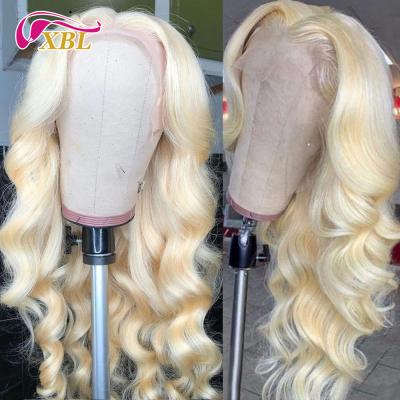 China Wholesale Body Wave XBL Blonde Body Wave Lace Front Wig, 613 Blonde Full Lace Wig, 40 Inch 613 Full Lace Wig Human Hair Wigs for sale