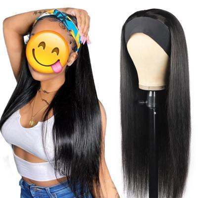 China Silky Straight Wave Fashion Headband Wig Hair For Color Women Body Wave Hair With Polyester Headband 2021 New Style for sale