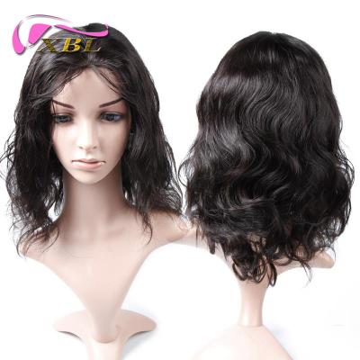 China 10 Inch Body Wave One Body Wave Virgin Human Hair Lace Front Wig Human Hair Wigs for sale