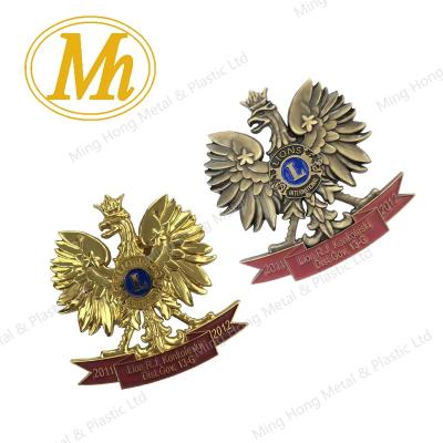 China Europe Three-Dimensional Lapel Pin Custom Design Badge Metal Soft Enamel Lapel Pins for sale