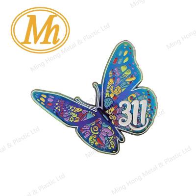 China Special Custom Soft Enamel Pin Glitter Maker Fine Enamel Pin Europe Metal Badge Gifts for sale