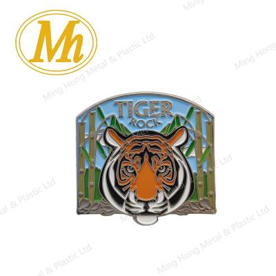 China Europe Business Gifts Custom Metal Enamel Pin Tiger Soft Pin Badge Gifts For Sale for sale