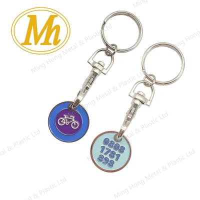 China Custom Europe Key Chain Soft Enamel Coins Forms Key Chains Metal Key Chains Zinc Alloy Coins for sale