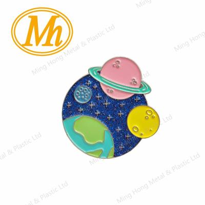 China Special Customized Europe Glitter Metal Soft Enamel Pin Enamel Pin Badge Gifts for sale