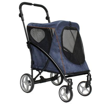 China Sustainable Luxury Pet Stroller For Big Dog for sale