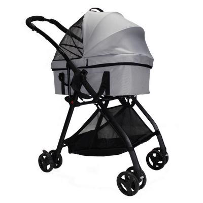 China Travel Dog Cat Jogger Stroller Travel Pet Carrier Trolley Dog Car Seat for sale