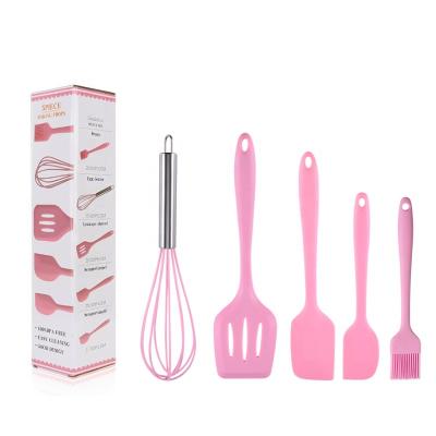 China Sustainable Kitchen Accessories Nonstick Cookware Set Wholesale 10 Pcs Silicone Kitchen Utensil Set Cooking Tool for sale