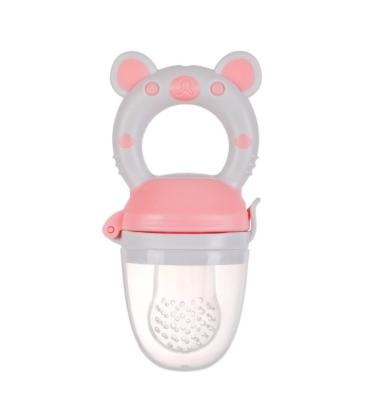 China BPA Free BPA Free Baby Feeding Bottle Fresh Food Feeder Pacifier Infant Teether Toy Silicone Fruit Pouches For Toddlers Kids for sale