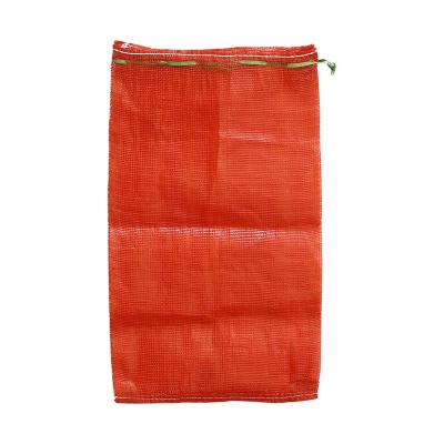 China Net Vegetable Bags And Long Lasting Durable Red Porcelain PP Tubular Mesh Bags for sale