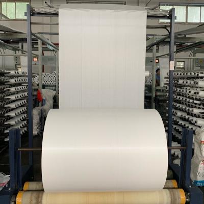 China Customized Recyclable Size 20-80CM PP Woven Rolls For Bag for sale