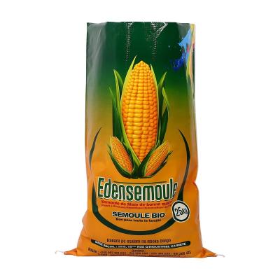 China 5kg 10kg 25kg 50kg 100kg Recyclable Single Packing Bag Raffia Corn Grain Soybean Peanut Salt Sugar Feed Rice Wheat Flour PP Woven Bag for sale