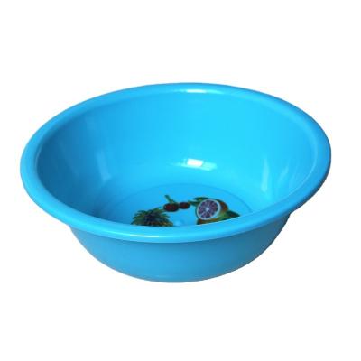 China Student Dormitory Household Laundry Non-foldable Plastic Tub Basin Portable Wash Basin Portable Bathroom for sale