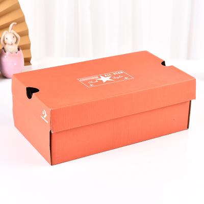 China Sturdy High Quality Recycled Materials Wholesale Price Shoe Box Packaging Paper Printing Shoe Packaging Customizable Shoe Boxes for sale