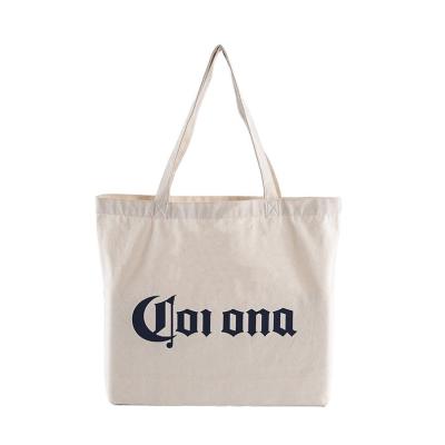 China 100% Eco-Friendly Suitable For Multiple Scenarios White Luxury Tote Bag Cotton Canvas for sale