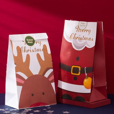 China Wholesale Price Recyclable Packaging Bag For Food Gift Festival Gift Paper Bag Clothing Shoes Customized Christmas Paper Gift Bags for sale