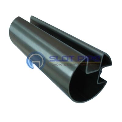 China 50.8x15x15 Polish A-body Formation Tube Stainless Steel Stainless Steel Slot Inox Tube for sale