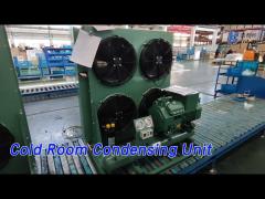 Copper Pipes Cold Room Condensing Unit Single Temperature For Industrial