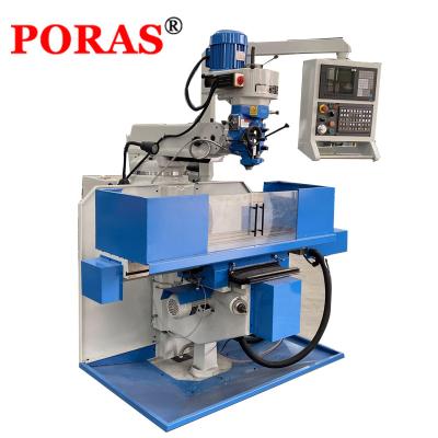 China PORAS Factory Manual Mills M5W Universal Turret Mini Milling Machine for sale