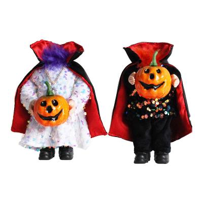 China Halloween Decor Halloween Pumpkin Doll Ghost Festival White Headless Doll Atmosphere Layout Props Decoration Supplies for sale