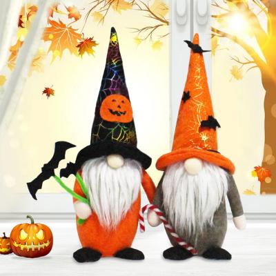 China Halloween Decor Props Halloween Doll Faceless Bat Props Standing Doll Ghost Festival Decoration Set for sale