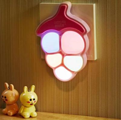 China Mini Creative Farm Bedroom Plug-in Energy Saving Multi-shape Night Light Many Colors For Kids for sale