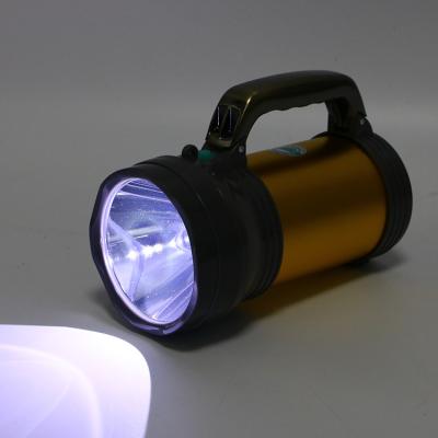 China Patrol Flashlight Background Emergency Hunting Camping Led Rechargeable High Quality Multifunctional Searchlight for sale