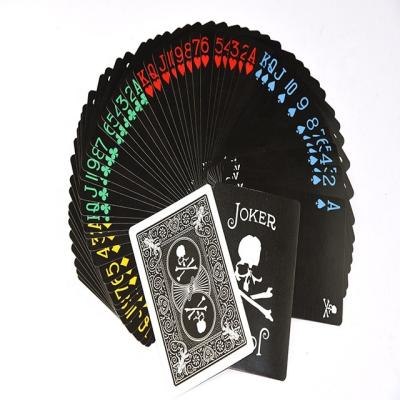 China High Quality Fun Camping With Cheap Price Support OEM/ODM China Shenzhen Factory Direct Poker Game Cards Custom Black Printing for sale