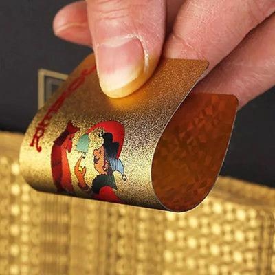 China Cambling Professional Custom Design Gold Foil Playing Card Game Printing Adult Family Party Paper PVC Poker Maker for sale