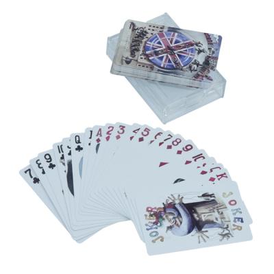 China Custom Transparent Plastic PVC Cambling Poker Card Wholesale Playing Card Package for sale