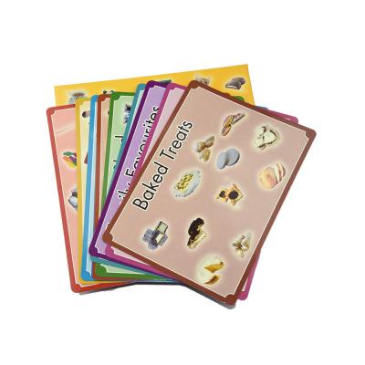 China Promotion Custom Printed Educational Toy Flash Cards With Box for sale