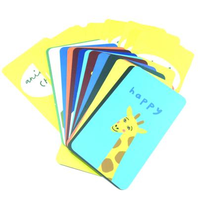 China Cambling Custom Printing Number Learning Spanish Flashcards Vocabulary Sight Words Flash Cards Deck for sale