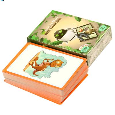 China China Supplier Promotion Custom Paper Material Kids Educational Flash Cards Memory Game Cards for sale