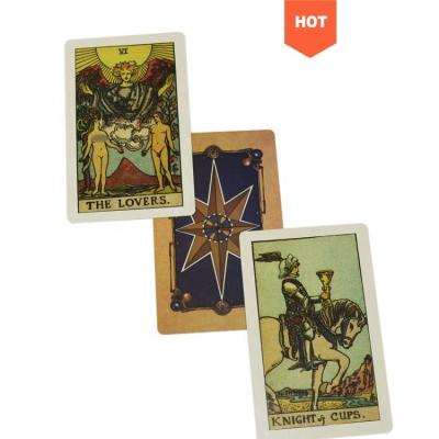 China Promotion Made In China Holographic Custom Printing Plastic Tarot Cards Deck Of Cards for sale