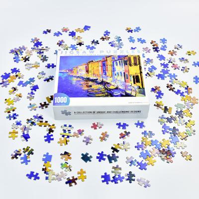 China Custom Personalized Baby Kid Educational Arabic Name Jigsaw Puzzles Anime Cartoon Toy Christmas Jigsaw Puzzle 500 Pieces for sale