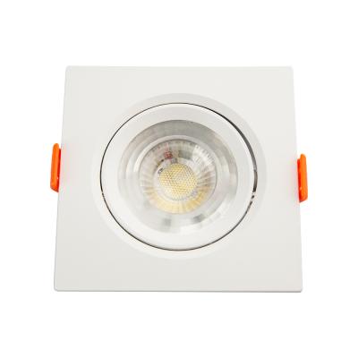 China Modern High Quality LED Light Recessed Square Bedroom Ceiling Spotlight SMD 3W 5W 7W 9W 12W Downlight for sale