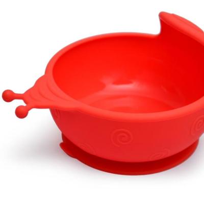 China YDS food grade silicone BPA free standard non-slip child food silicone suction baby feeding bowl for sale