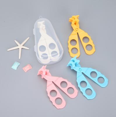 China YDS Food Cutting Shear Children Feeding Using Multifunctional Baby Food Scissors for sale