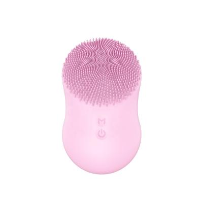 China DEEP CLEANSING Ultrasonic mini Face Cleaning Brush Deep Electric auto Silicone Facial Cleaning Brush rechargeable portable face washing instrum for sale