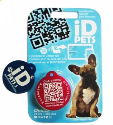 Κίνα QR ετικέττα NFC σκυλιών κώδικα RFID για αντι χαμένο 213 εποξικό αδιάβροχο της Pet προς πώληση