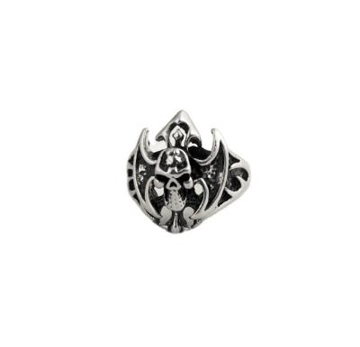 China CLASSIC Stainless Steel Ring Bossy Evil Trend Mens Fashion Ring Skull Nightmare Bat Ring for sale