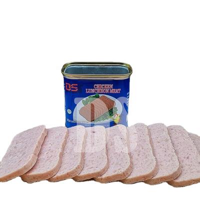 China Convenient 340g*24tins Chicken Luncheon Meat Canned Food Halal Poultry for sale