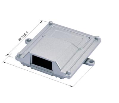 China 24 Pin ECU Waterproof Single Hole Aluminum Aluminum Electronic Enclosures for sale