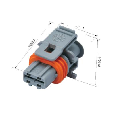 China Automotive Amp 2 Pin Male And Female Plug Auto Connector 1928403722 for sale